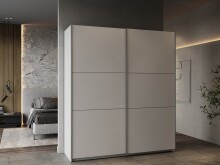 Schiebetürenschrank >GHOST< in Matt weiß...