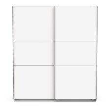 Schiebetürenschrank >GHOST< in Matt weiß - 178,1x203x59,9cm (BxHxT)