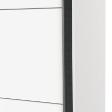 Schiebetürenschrank >GHOST< in Matt weiß - 178,1x203x59,9cm (BxHxT)