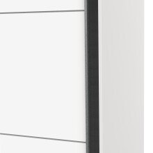Schiebetürenschrank >GHOST< in Matt weiß - 178,1x203x59,9cm (BxHxT)