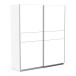 Schiebetürenschrank >GHOST< in Matt weiß - 178,1x203x59,9cm (BxHxT)