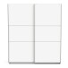 Schiebetürenschrank >GHOST< in Matt weiß - 178,1x203x59,9cm (BxHxT)