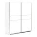 Schiebetürenschrank >GHOST< in Matt weiß - 178,1x203x59,9cm (BxHxT)