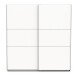 Schiebetürenschrank >GHOST< in Matt weiß - 194,5x203x59,9cm (BxHxT)