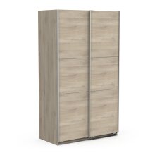 Schiebetürenschrank >GHOST< in Kronberg Eiche - 116,5x203x59,8cm (BxHxT)