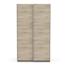 Schiebetürenschrank >GHOST< in Kronberg Eiche - 116,5x203x59,8cm (BxHxT)