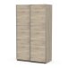 Schiebetürenschrank >GHOST< in Kronberg Eiche - 116,5x203x59,8cm (BxHxT)