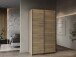 Schiebetürenschrank >GHOST< in Kronberg Eiche - 116,5x203x59,8cm (BxHxT)