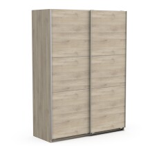 Schiebetürenschrank >GHOST< in Kronberg Eiche - 148x203x59,8cm (BxHxT)