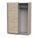 Schiebetürenschrank >GHOST< in Kronberg Eiche - 148x203x59,8cm (BxHxT)