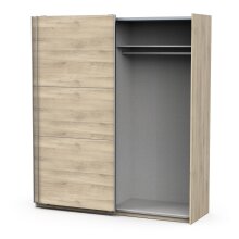 Schiebetürenschrank >GHOST< in Kronberg Eiche - 178,1x203x59,9cm (BxHxT)