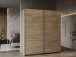 Schiebetürenschrank >GHOST< in Kronberg Eiche - 178,1x203x59,9cm (BxHxT)