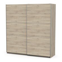 Schiebetürenschrank >GHOST< in Kronberg Eiche - 194,5x203x59,9cm (BxHxT)