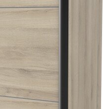 Schiebetürenschrank >GHOST< in Kronberg Eiche - 194,5x203x59,9cm (BxHxT)