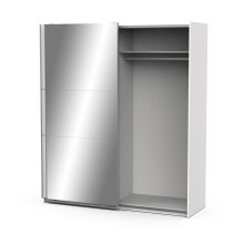 Schiebetürenschrank >GHOST< in Matt weiß - 178,1x203x59,9cm (BxHxT)