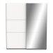 Schiebetürenschrank >GHOST< in Matt weiß - 178,1x203x59,9cm (BxHxT)