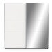 Schiebetürenschrank >GHOST< in Matt weiß - 194,5x203x59,9cm (BxHxT)