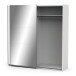 Schiebetürenschrank >GHOST< in Matt weiß - 194,5x203x59,9cm (BxHxT)