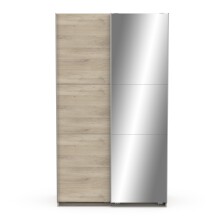 Schiebetürenschrank >GHOST< in Kronberg Eiche - 116,5x203x59,8cm (BxHxT)