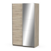 Schiebetürenschrank >GHOST< in Kronberg Eiche - 116,5x203x59,8cm (BxHxT)