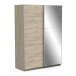 Schiebetürenschrank >GHOST< in Kronberg Eiche - 148x203x59,8cm (BxHxT)