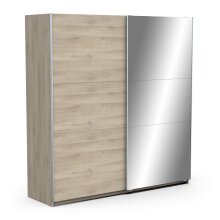 Schiebetürenschrank >GHOST< in Kronberg Eiche - 194,5x203x59,9cm (BxHxT)