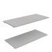 Einlegeboden >GHOST< (2er-Set) in Matt weiß - 86,8x3x39,1cm (BxHxT)