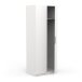 Drehtürenschrank >GHOST< in Matt weiß - 79,4x203x51,1cm (BxHxT)