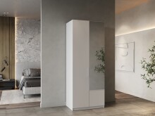 Drehtürenschrank >GHOST< in Matt weiß -...