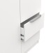 Drehtürenschrank >GHOST< in Matt weiß - 119,4x203x51,1cm (BxHxT)