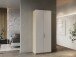 Drehtürenschrank >GHOST< in Matt weiß - 79,4x203x51,1cm (BxHxT)