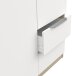 Drehtürenschrank >GHOST< in Matt weiß - 119,4x203x51,1cm (BxHxT)