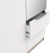 Drehtürenschrank >GHOST< in Matt weiß - 119,4x203x51,1cm (BxHxT)