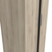 Drehtürenschrank >GHOST< in Kronberg Eiche - 79,4x203x51,1cm (BxHxT)