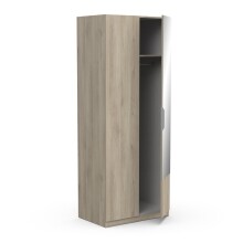 Drehtürenschrank >GHOST< in Kronberg Eiche - 79,4x203x51,1cm (BxHxT)