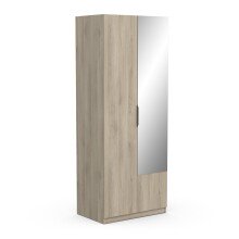 Drehtürenschrank >GHOST< in Kronberg Eiche - 79,4x203x51,1cm (BxHxT)