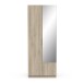 Drehtürenschrank >GHOST< in Kronberg Eiche - 79,4x203x51,1cm (BxHxT)