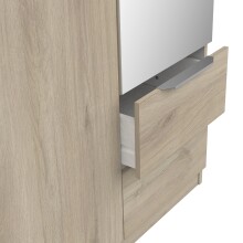 Drehtürenschrank >GHOST< in Kronberg Eiche - 119,4x203x51,1cm (BxHxT)