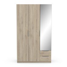 Drehtürenschrank >GHOST< in Kronberg Eiche - 119,4x203x51,1cm (BxHxT)
