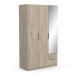 Drehtürenschrank >GHOST< in Kronberg Eiche - 119,4x203x51,1cm (BxHxT)