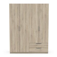 Drehtürenschrank >GHOST< in Kronberg Eiche - 157,3x203x51,1cm (BxHxT)