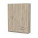 Drehtürenschrank >GHOST< in Kronberg Eiche - 157,3x203x51,1cm (BxHxT)