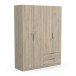 Drehtürenschrank >GHOST< in Kronberg Eiche - 157,3x203x51,1cm (BxHxT)