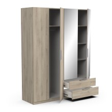 Drehtürenschrank >GHOST< in Kronberg Eiche - 157,3x203x51,1cm (BxHxT)