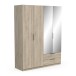Drehtürenschrank >GHOST< in Kronberg Eiche - 157,3x203x51,1cm (BxHxT)