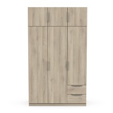 Drehtürenschrank >GHOST< in Kronberg Eiche - 119,4x203x51,1cm (BxHxT)