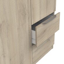 Drehtürenschrank >GHOST< in Kronberg Eiche - 119,4x203x51,1cm (BxHxT)