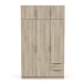 Drehtürenschrank >GHOST< in Kronberg Eiche - 119,4x203x51,1cm (BxHxT)