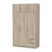 Drehtürenschrank >GHOST< in Kronberg Eiche - 119,4x203x51,1cm (BxHxT)