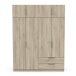 Drehtürenschrank >GHOST< in Kronberg Eiche - 157,3x203x51,1cm (BxHxT)